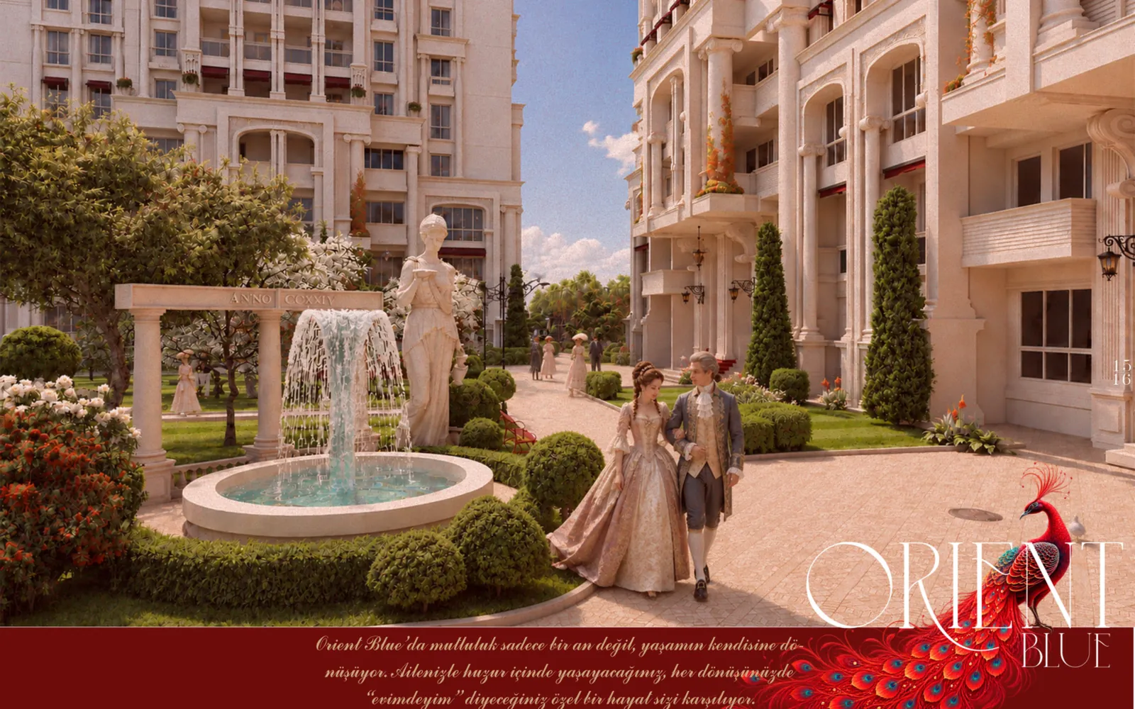 Orient Blue kataloğundan bir açılım